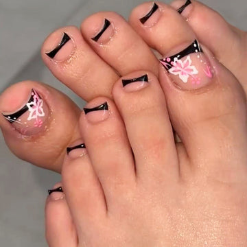 No.631 Flowers Toenails Patch 24pcs/Set