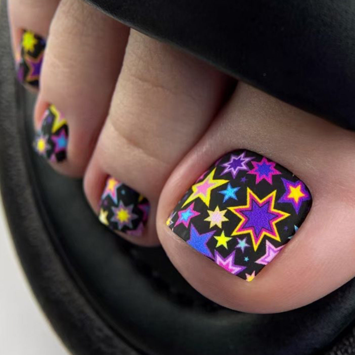 No.728 Painted Print Toenails Patch 24pcs/Set