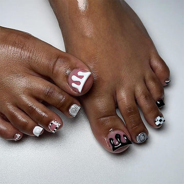 No.612 Halloween Toenails Patch 24pcs/Set
