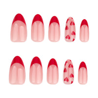 No.VN66 Valentine’s Nude Pink Press-On Nails Set (24 Pcs)