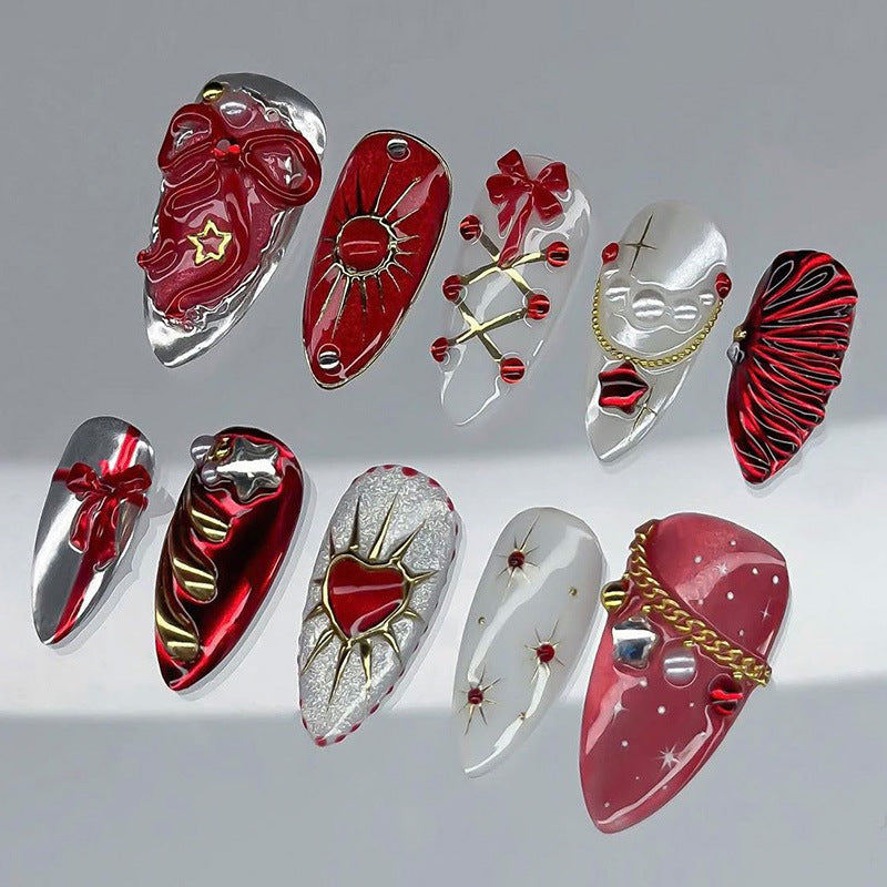 No.F588 Frint Fingernails Patch 24pcs/Set