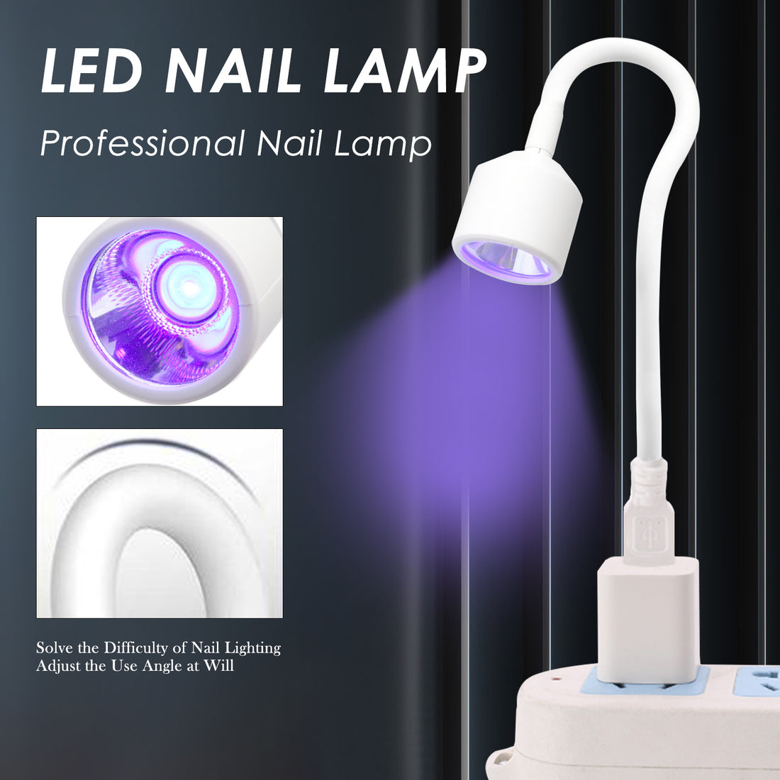 No.NAC8 Mini Nail Dryer USB UV/LED Light