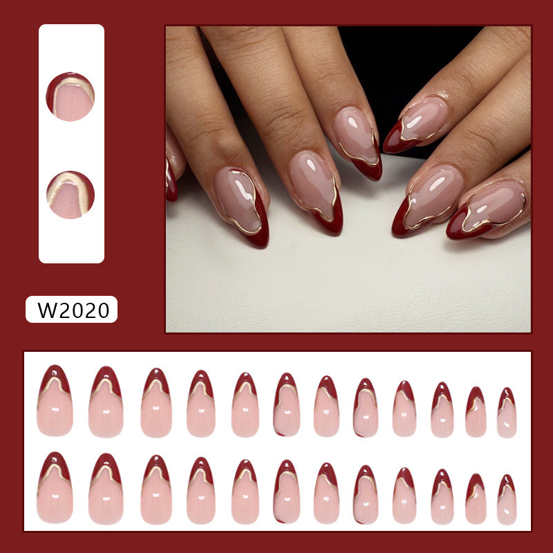 No.F449 Retro Fingernails Patch 24pcs/Set