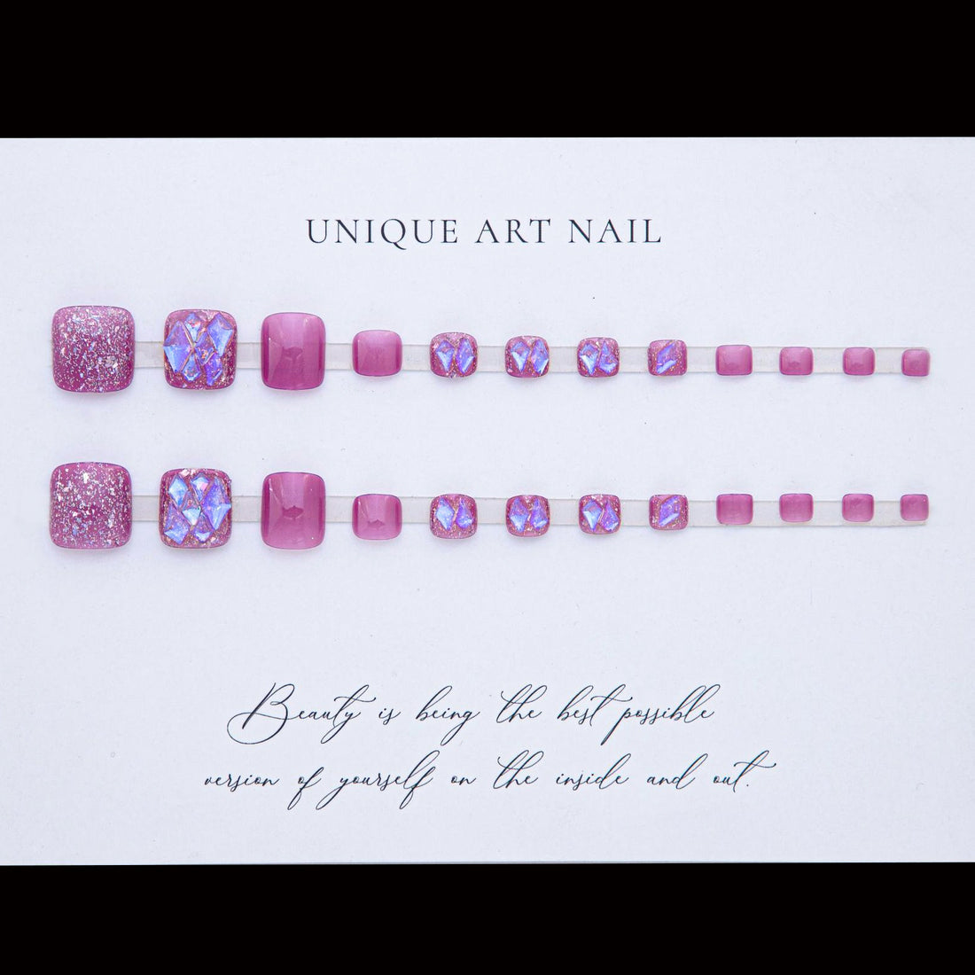 No.PSN120 Purple Hand & Toe Pair Set-48pcs