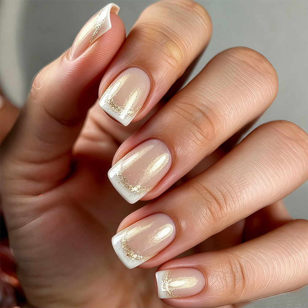 No.F718 Simple Fingernails Patch 24pcs/Set