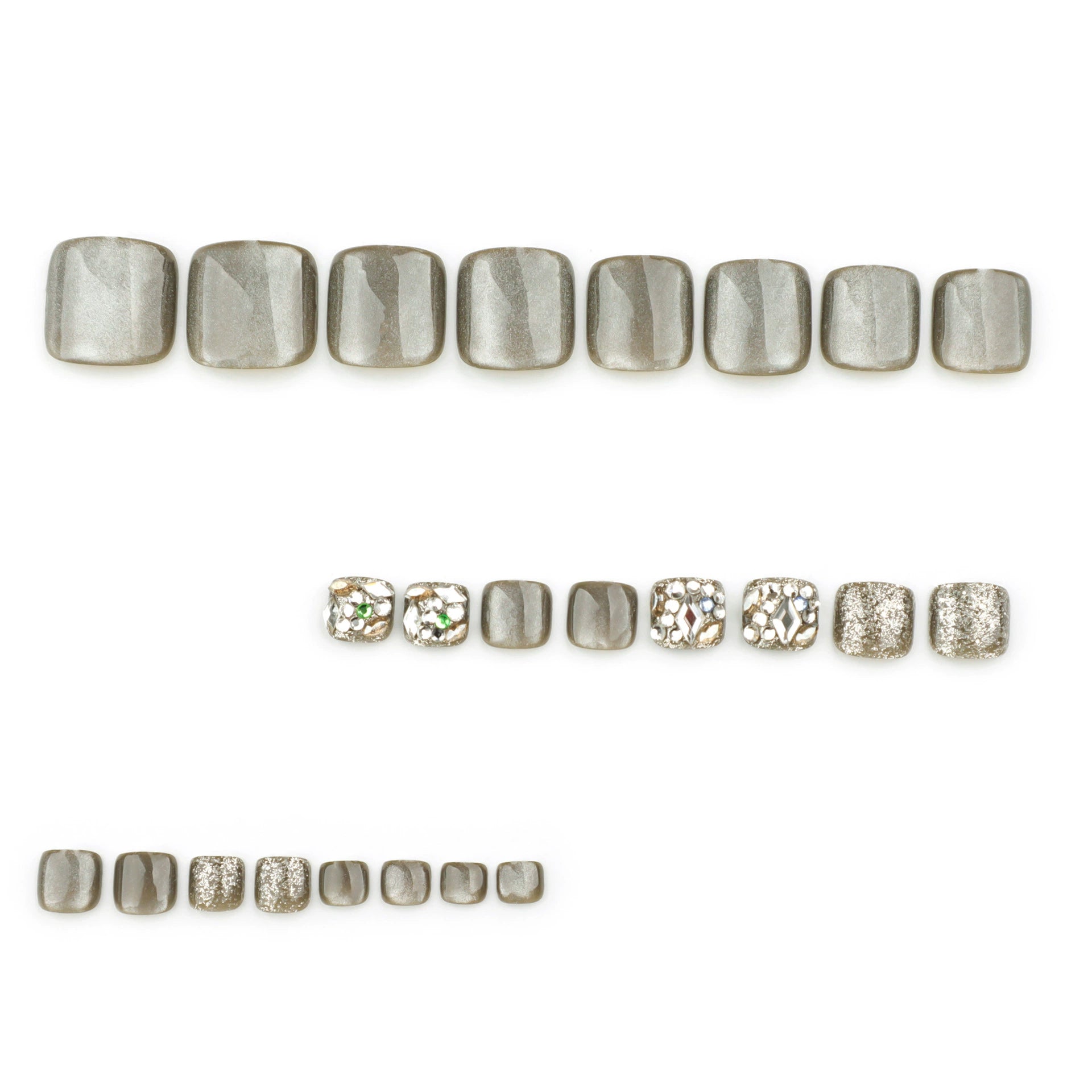 No.465 Cat's Eye Toenails Patch 24pcs/Set