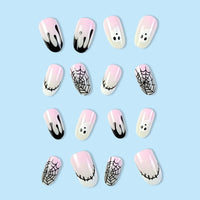 No.AW114 Halloween Spider Fingernails Patch 24pcs/Set