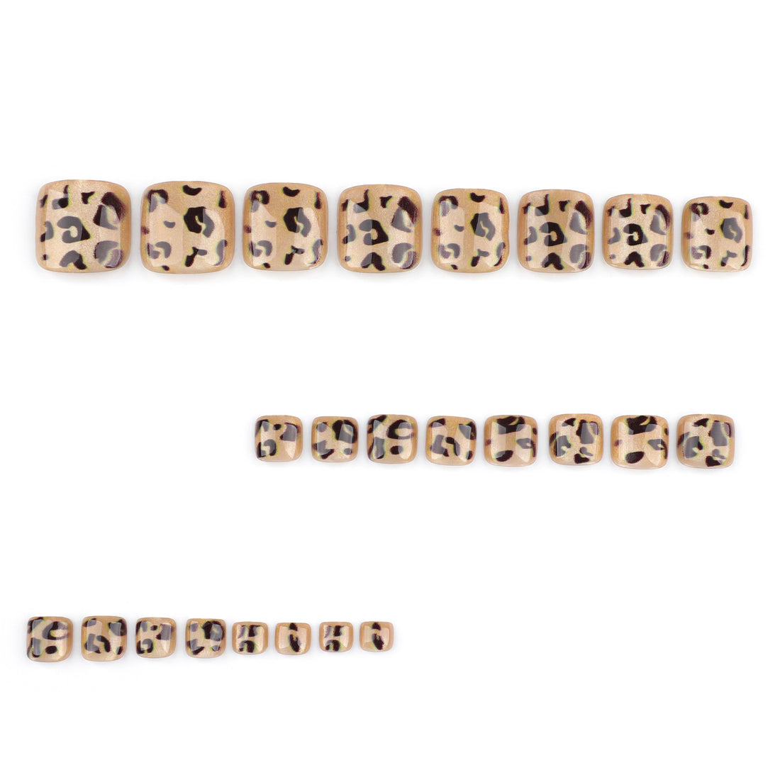 No.PSN80 Leopard Hand & Toe Pair Set-48pcs