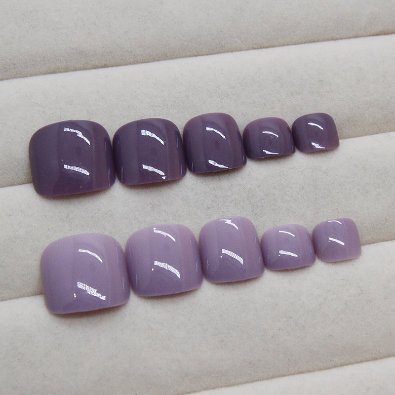 No.592 Purple Toenails Patch 24pcs/Set