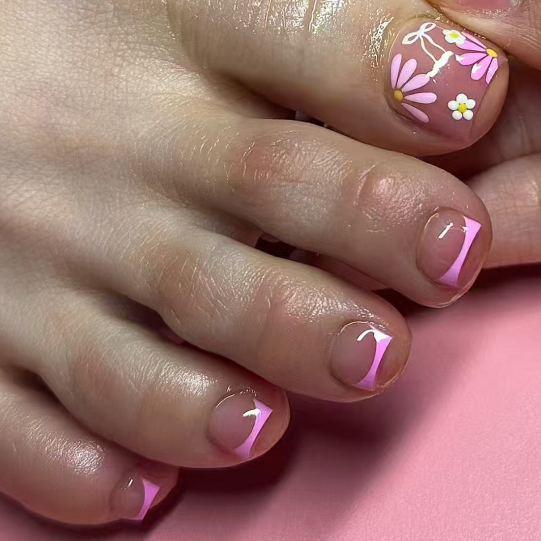 No.579 Daisy Toenails Patch 24pcs/Set