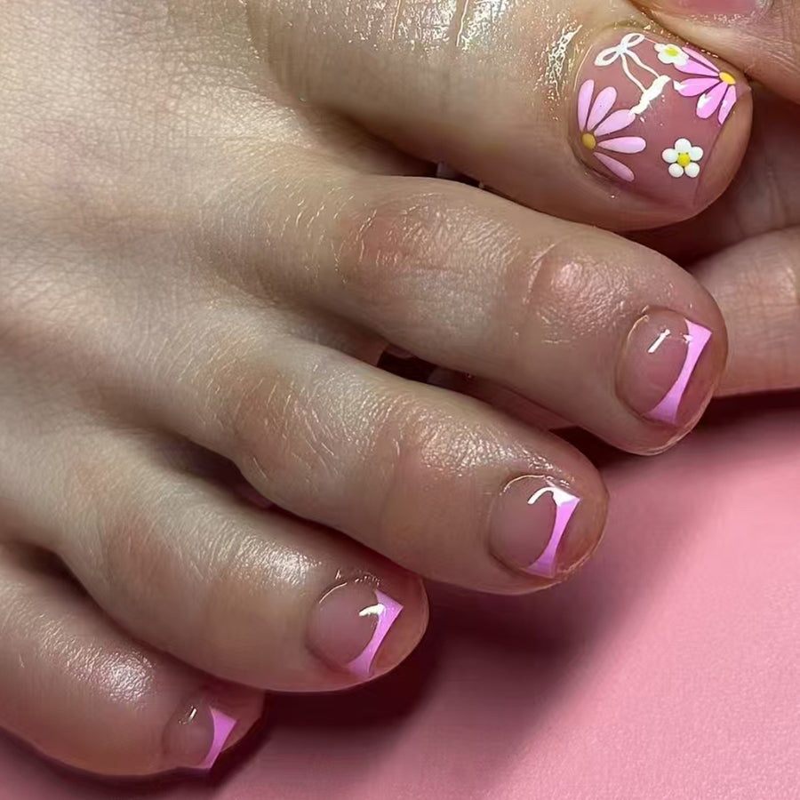 No.579 Daisy Toenails Patch 24pcs/Set