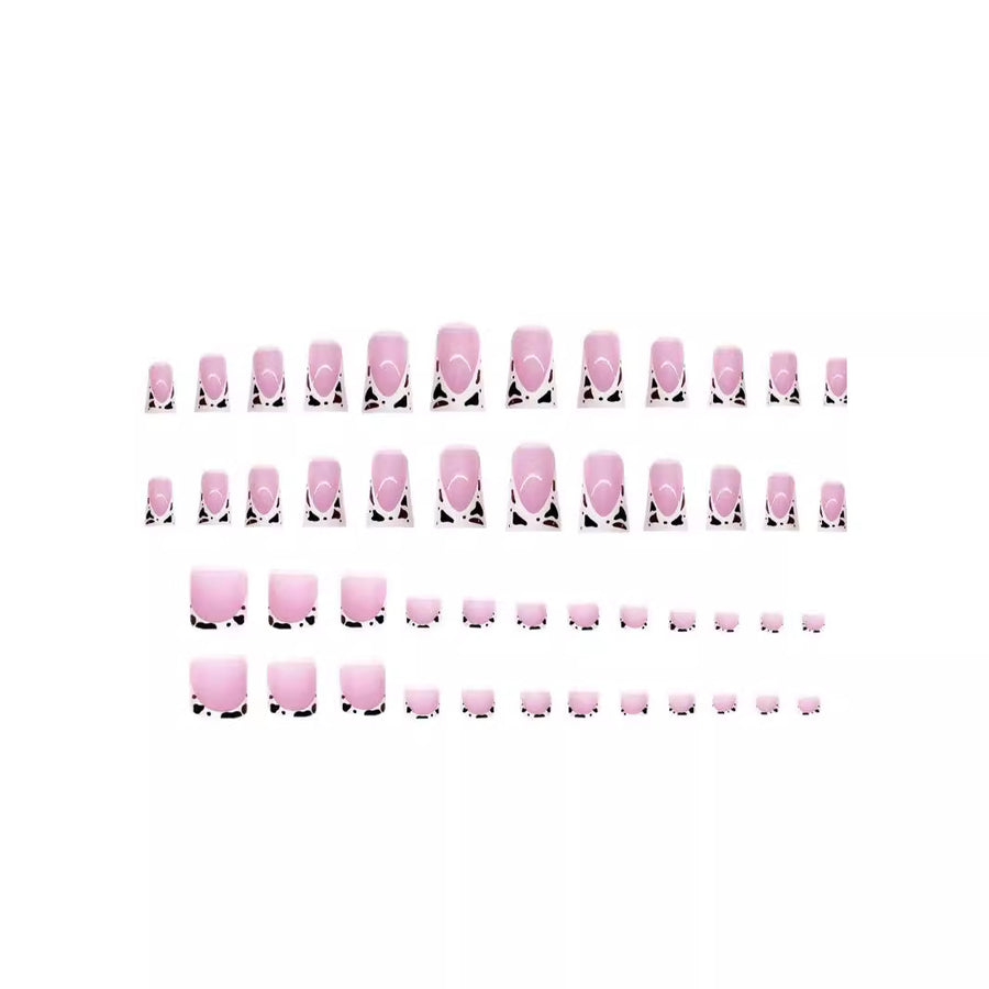 No.PSN92 Cow Stripes Hand & Toe Pair Set-48pcs