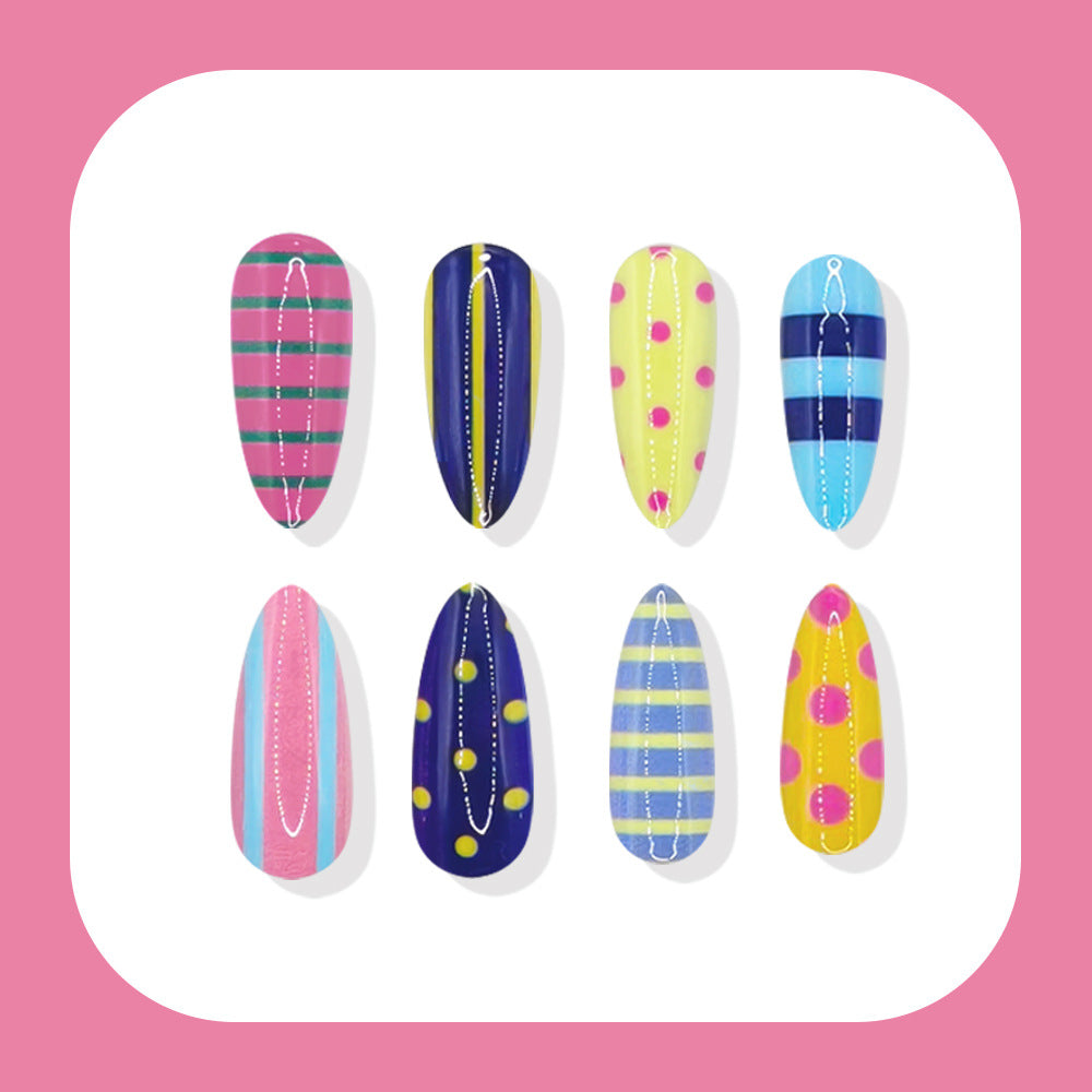 No.F759 Cute Bow Fingernails Patch 24pcs/Set