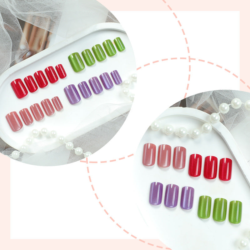 No.PSN103 Fashion Cat's Eye Fingernails Four Set-96pcs