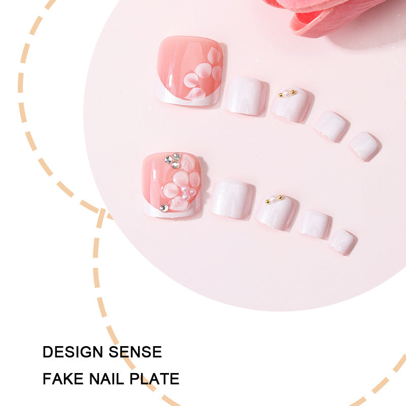 No.793 Flower Toenails Patch 24pcs/Set