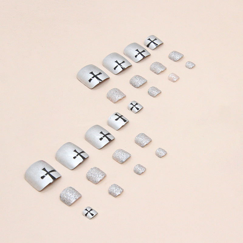 No.246 Cross Rib Toenails Patch 24pcs/Set