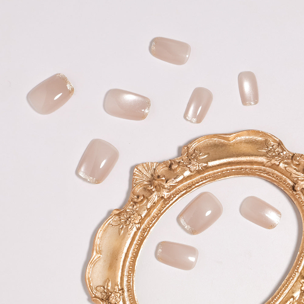 No.F734  Fashion Cat's Eye Fingernails Patch 24pcs/Set