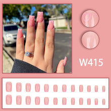 No.VN33 Pink Love Fingernails Patch 24pcs/Set