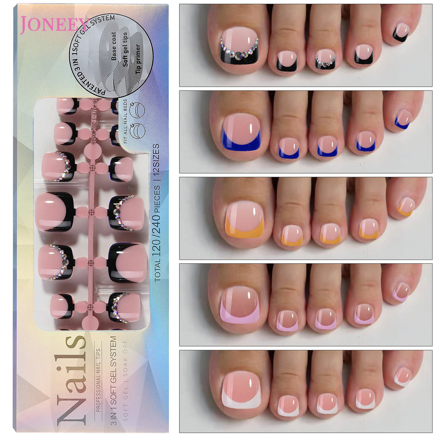 No.621 120Pcs French Press on Toenails