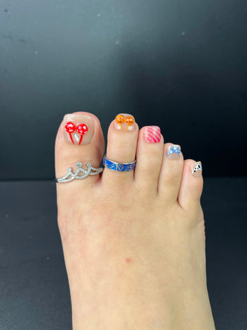 No.501 Sexy Bikini Toenails Patch 10pcs/Set