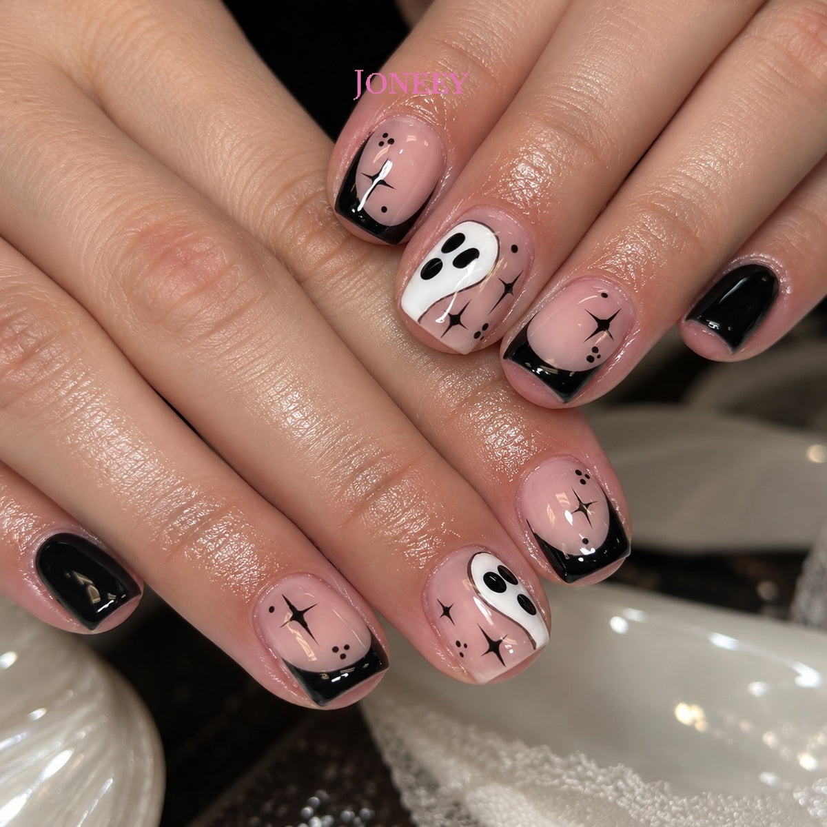 No.AW42 Halloween Cute Fingernails Patch 24pcs/Set