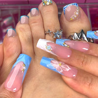 No.PSN181 Blue Hand & Toe Pair Set-48pcs