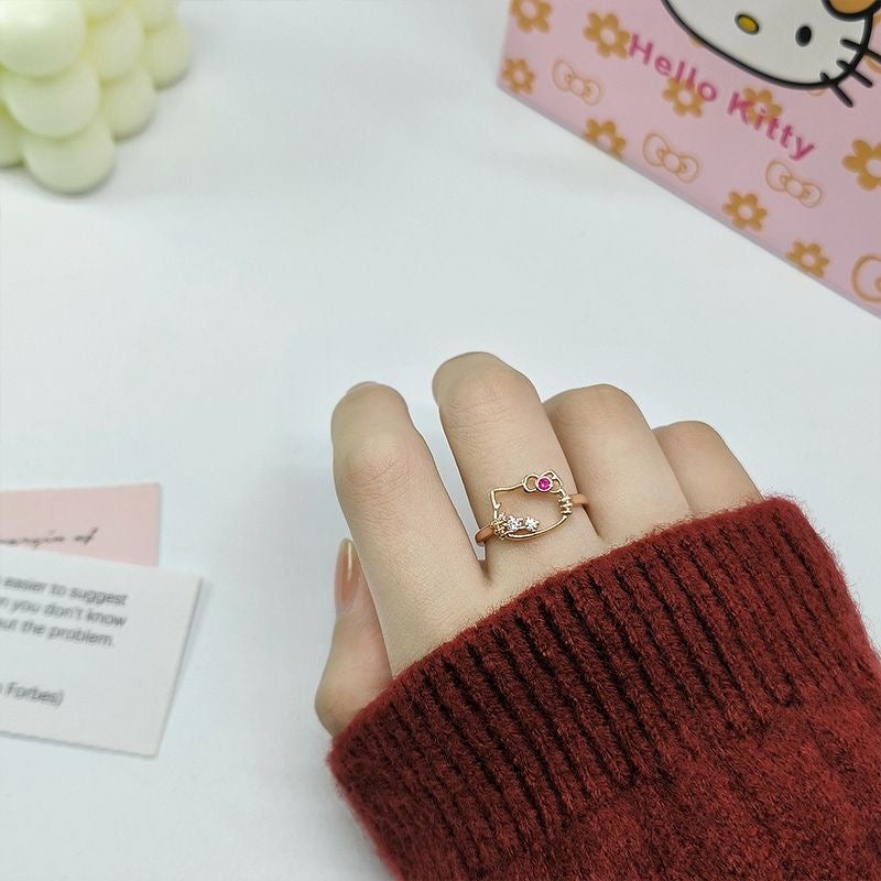 No.JR16 Cute Hellokitty Ring 1pc/set
