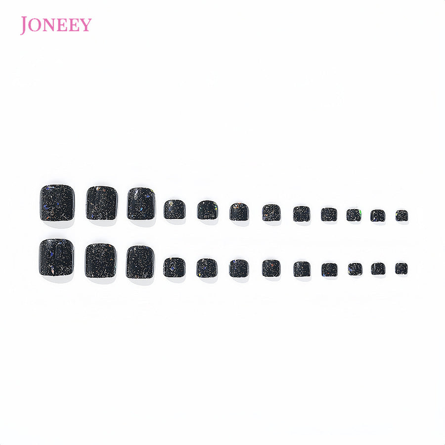 No.623 Laser Foil Toenails Patch 24pcs/Set