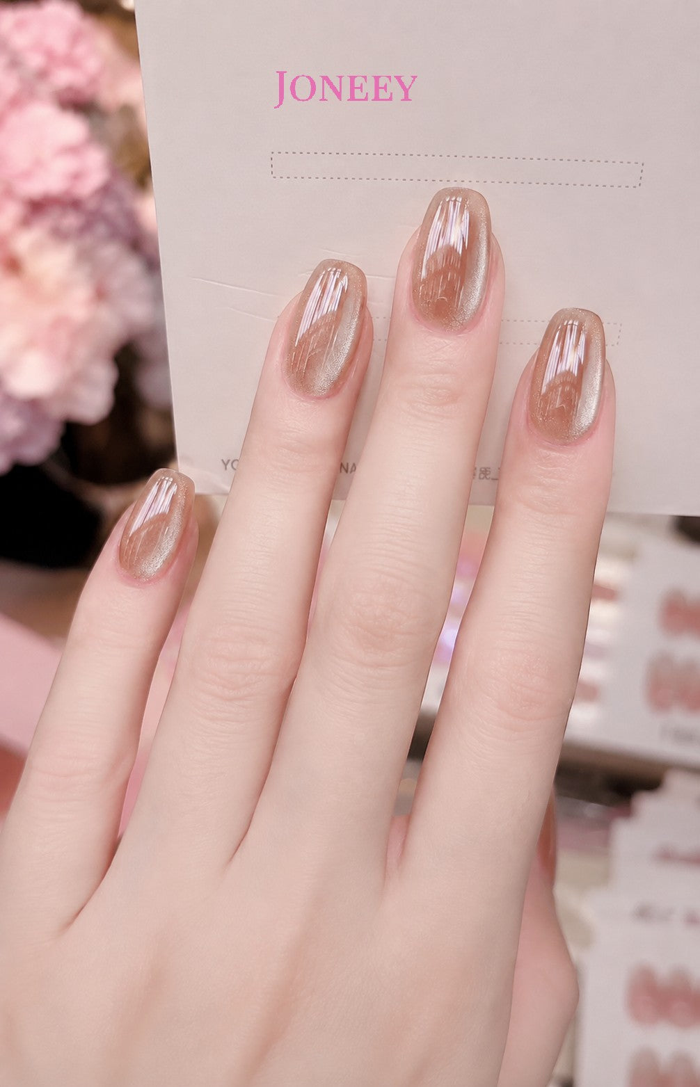 No.F40 Cat Eye's Short Fingernails Patch 24pcs/Set