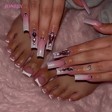 No.PSN137 Pink Hand & Toe Pair Set-48pcs