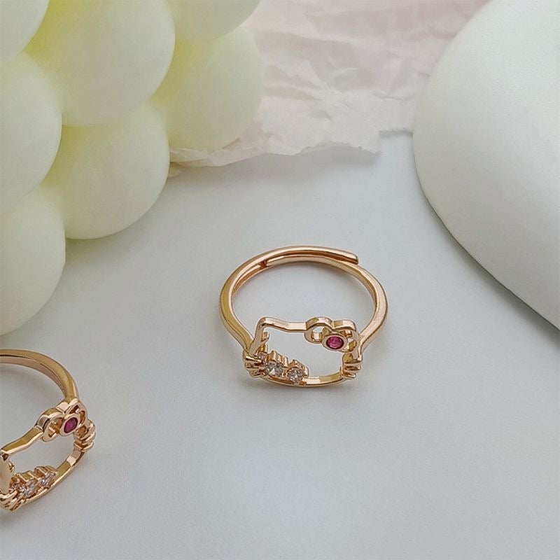 No.JR16 Cute Hellokitty Ring 1pc/set