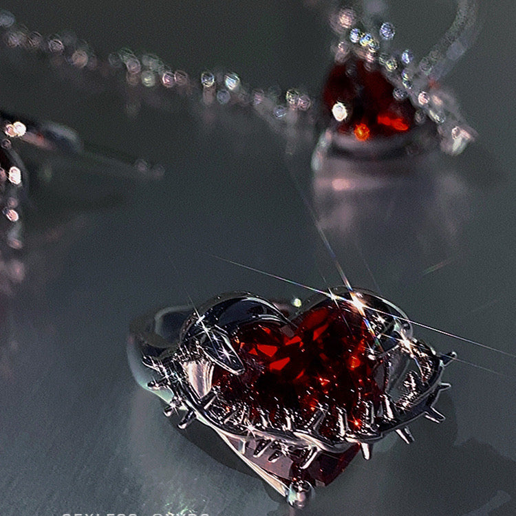 No.JR17 Love Red Ring 1pc/set