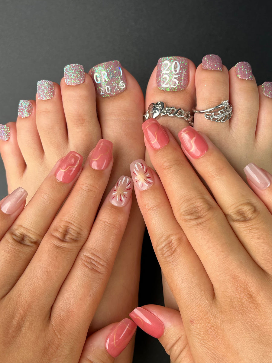 No.PSN82 Flower Hand & Toe Pair Set-48pcs