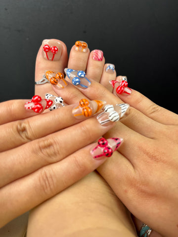 No.PSN65 Sexy Bikini Hand & Toe Pair Set-20pcs