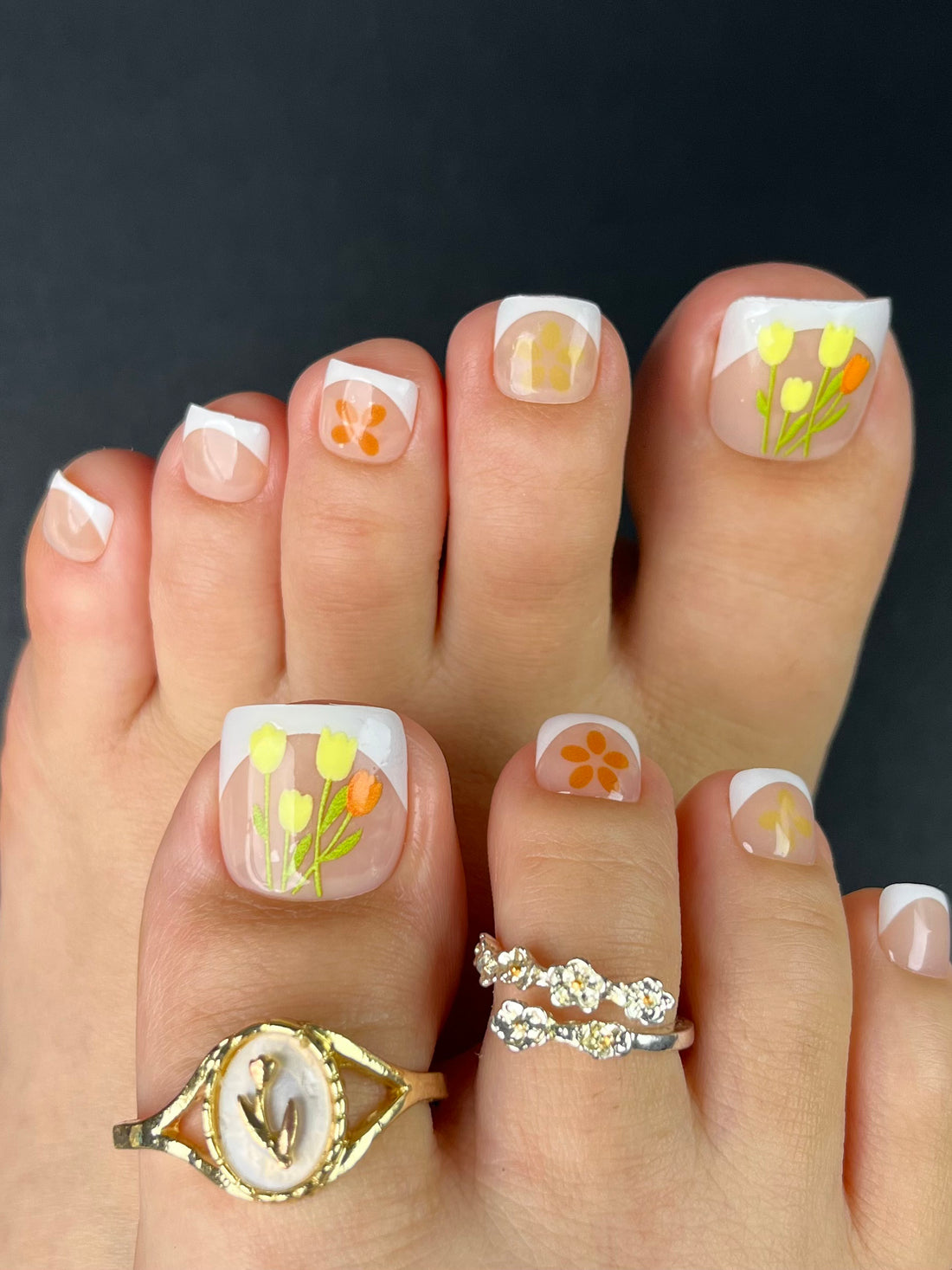 No.PSN81 Flower Hand & Toe Pair Set-48pcs