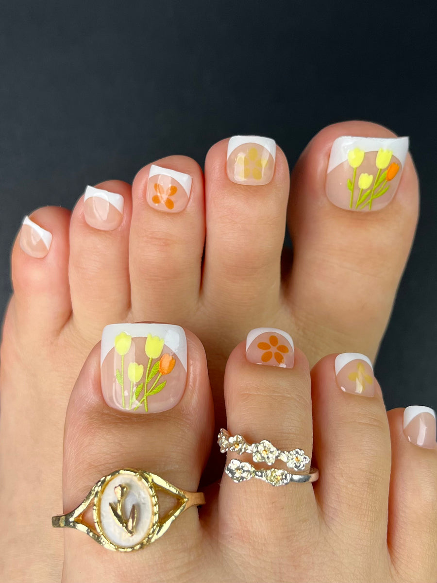 No.PSN81 Flower Hand & Toe Pair Set-48pcs