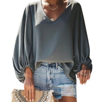 Solid Color Batwing Sleeve T-Shirt