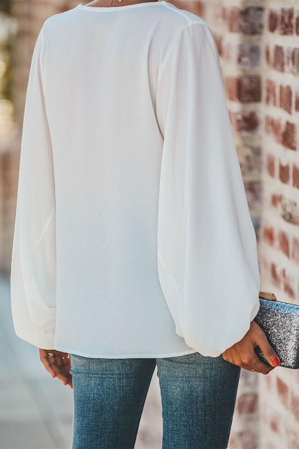 Solid Color Batwing Sleeve T-Shirt