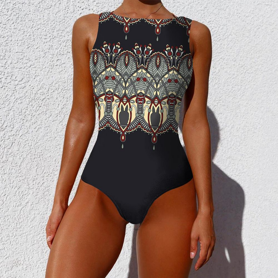 Women Abstract Swimsuit