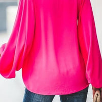 Solid Color Batwing Sleeve T-Shirt