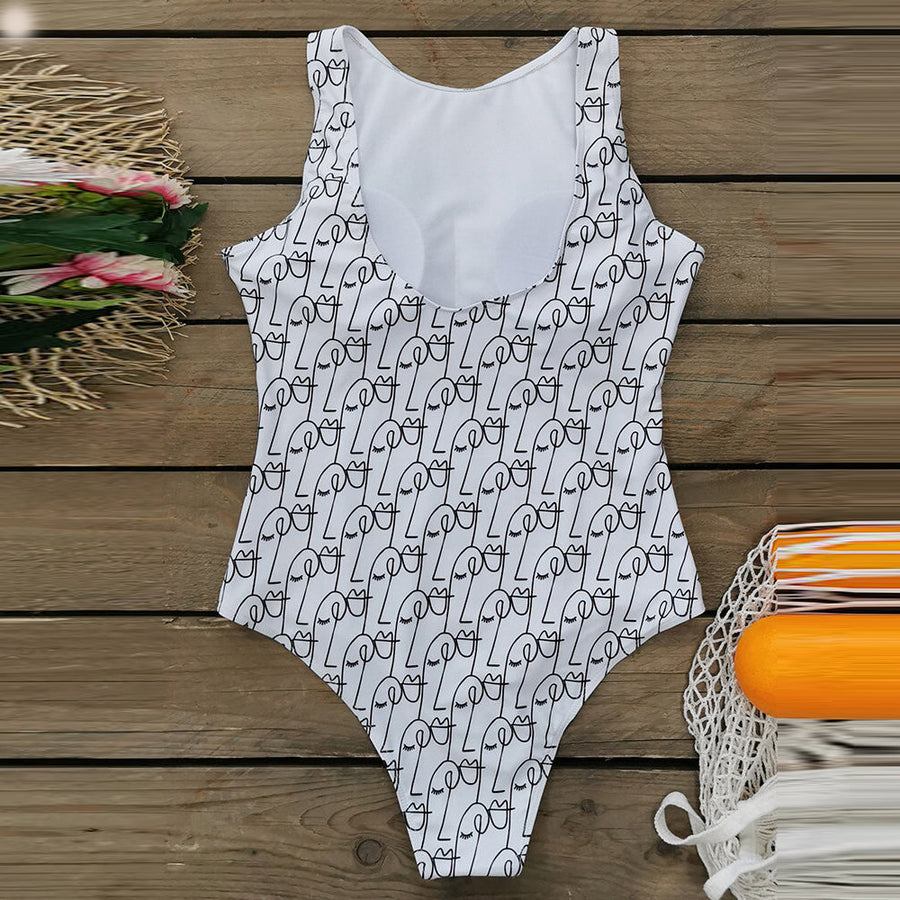 Women Abstract Swimsuit