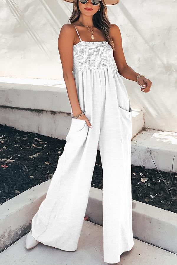 Stay A While Gauze Casual Jumpsuit