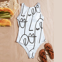 Women Abstract Swimsuit