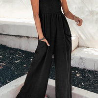 Stay A While Gauze Casual Jumpsuit